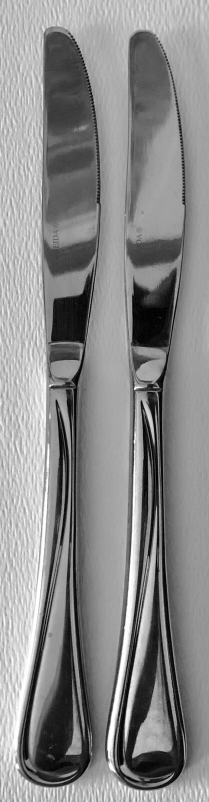 Oneida Stainless Steel FLIGHT RELIANCE Pattern Dinner KNIFE Knives x2 Set of 2