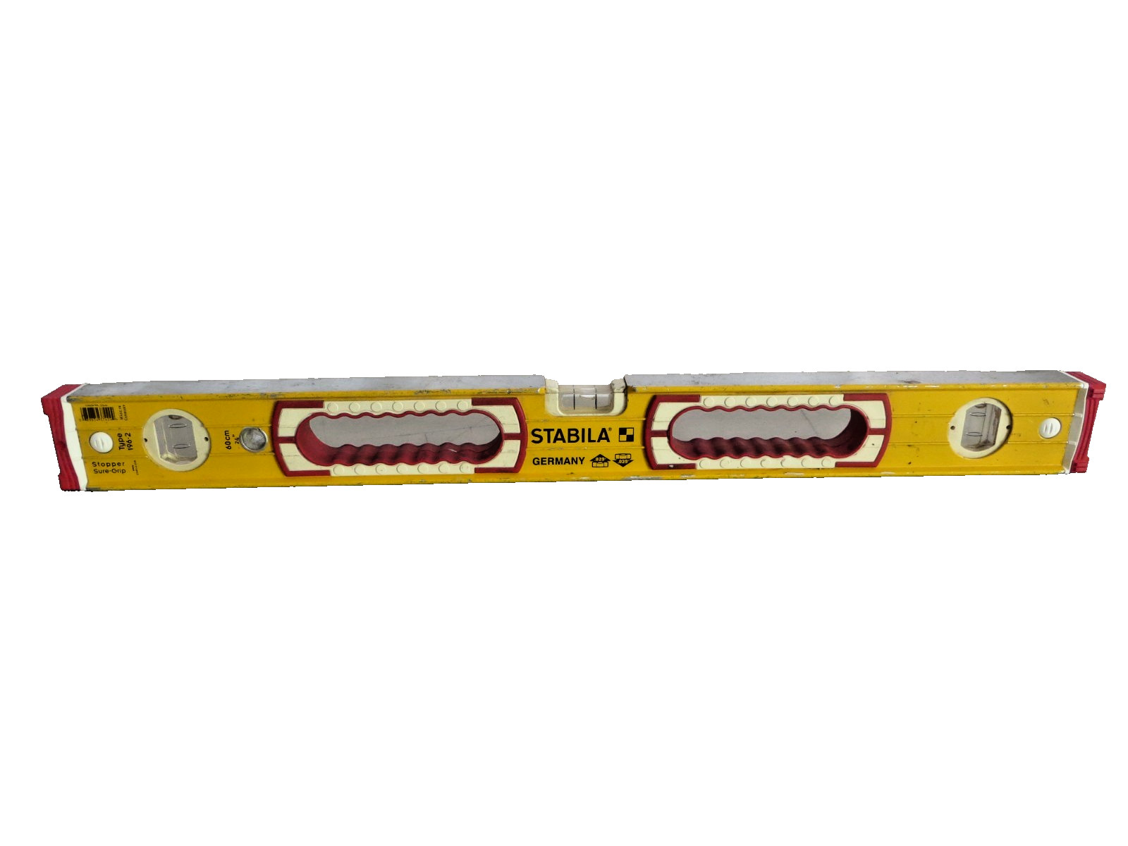 Stabila 37432 24" 196-2 Heavy Duty Non Magnetic Level w/ Hand Holes -New Endcaps