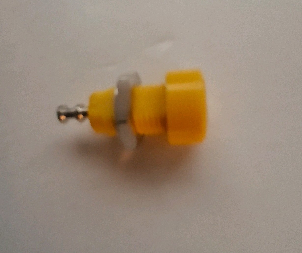 Banana Jack, Panel Mount , Yellow