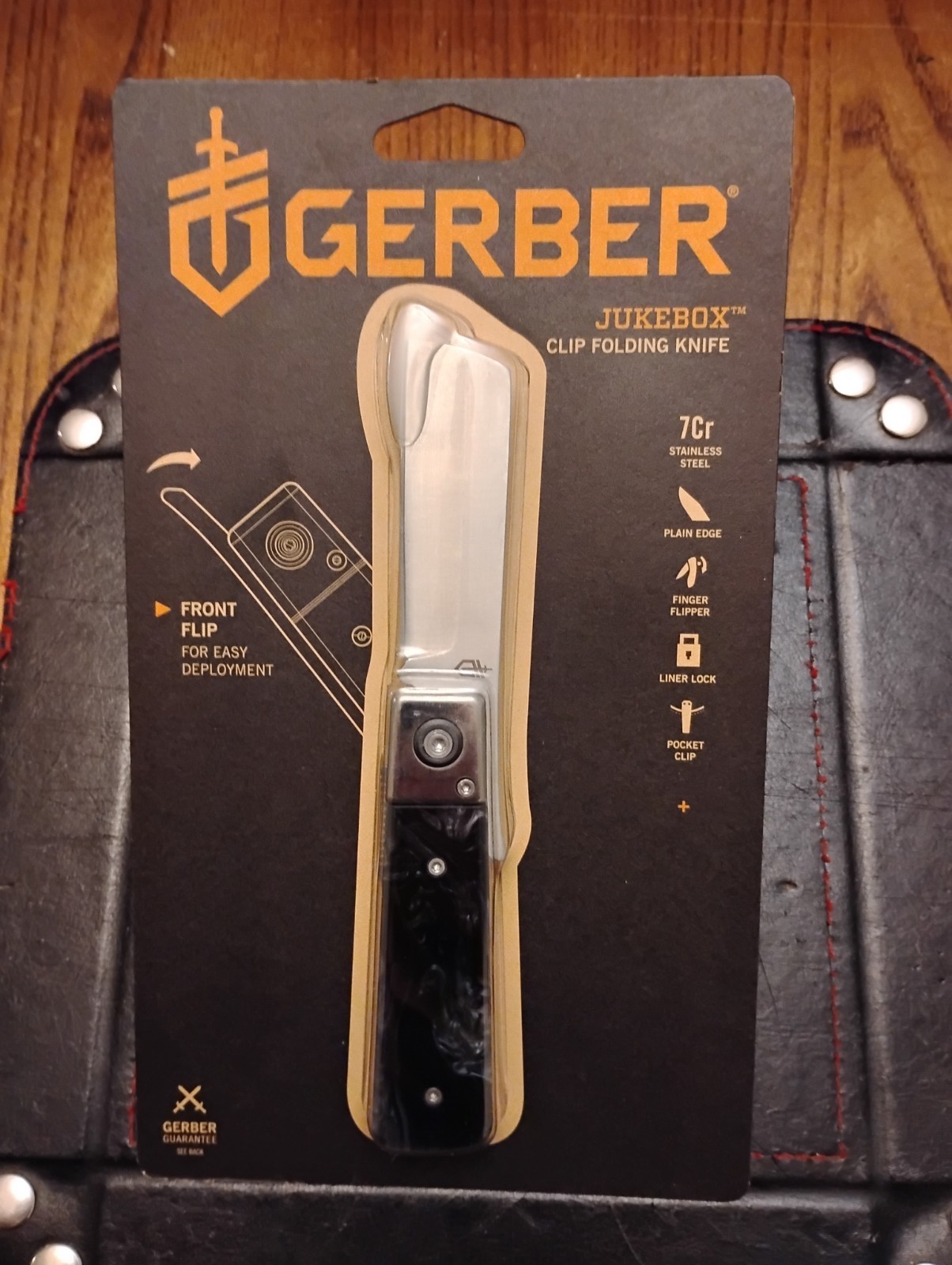 Gerber JukeBox Folding Knife 2.7" 7CR17MOV Stainless Steel Blade 3.9 OZ