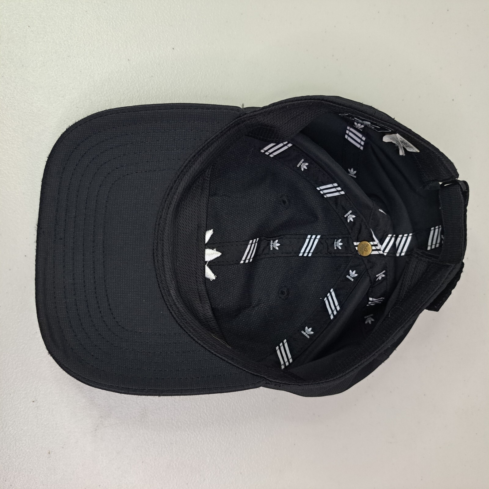 adidas Men's Trefoil Embroidered Trainer Adjustable Golf Hat Cap Black