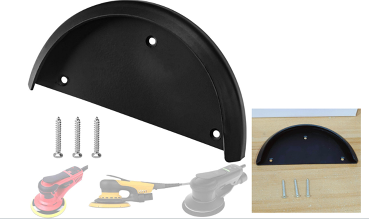 Orbital Sander Holder | Wall Mount Fits All 6" 150mm Sander free up workspace