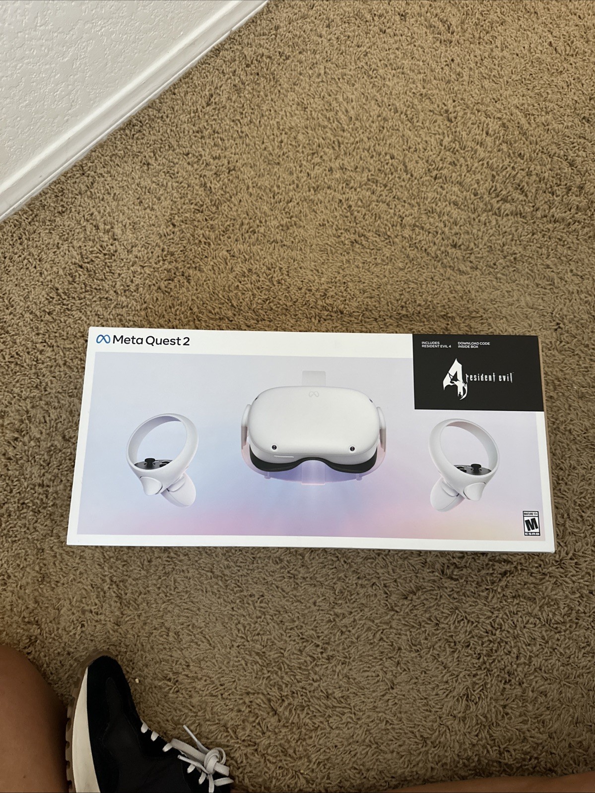 Meta Quest 2 Resident Evil 4 Bundle VR Headset, 128GB, White