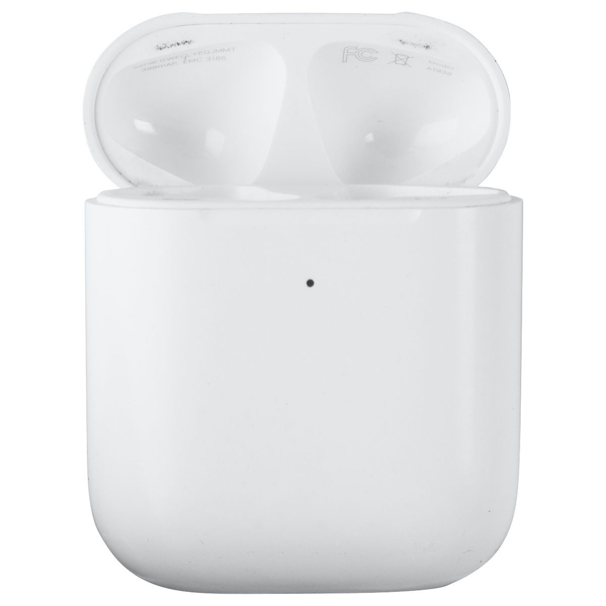 Apple Replacement Wireless Charging Case A1938 for AirPods 1st & 2nd Gen - White
