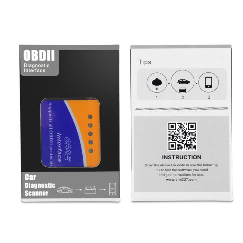 SZshufen brand ELM327 Bluetooth v1.5 Obd2 Scanner Adapters Car code reader