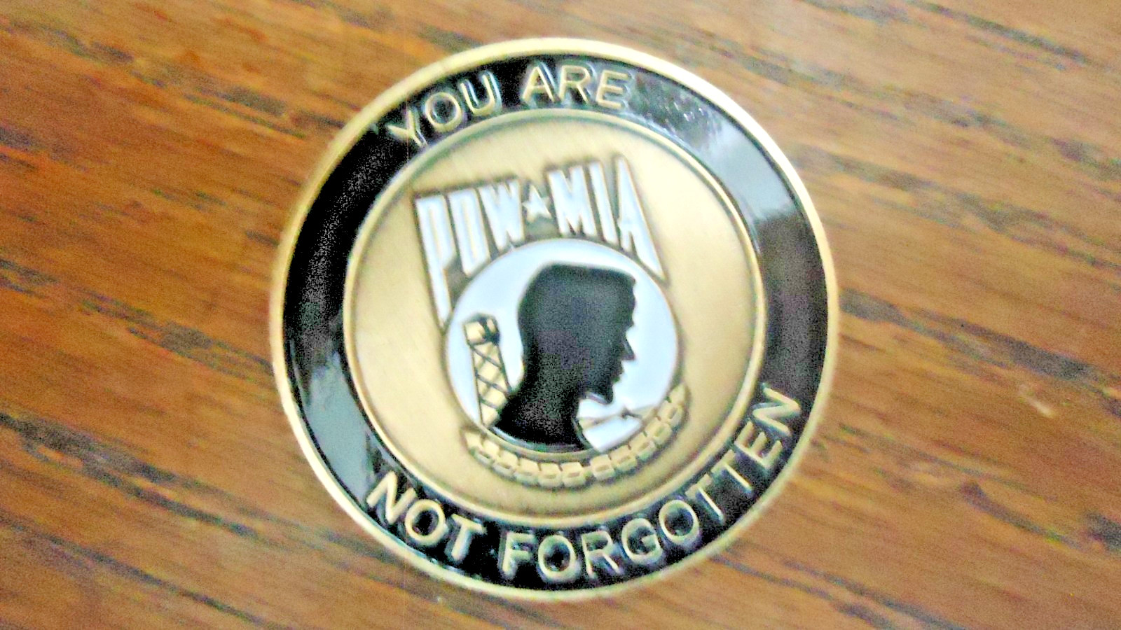 YOU ARE NOT FORGOTTEN  POW/MIA - AMERICAN LEGION RIDERS  -CHALLENGE COIN
