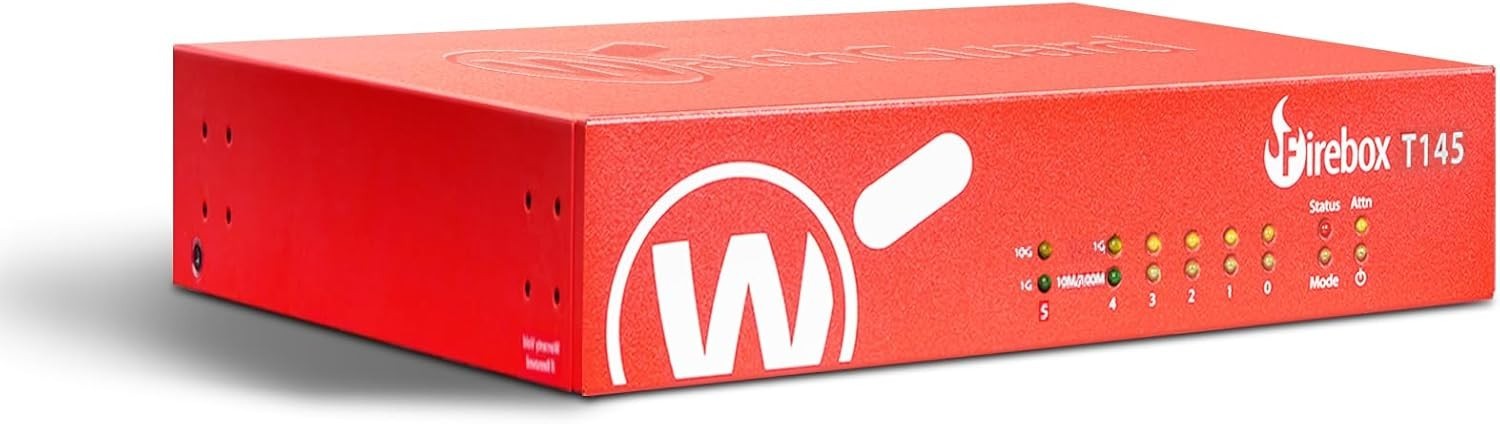 WatchGuard Firebox T145 with 3-yr Basic Security Suite WGT145033