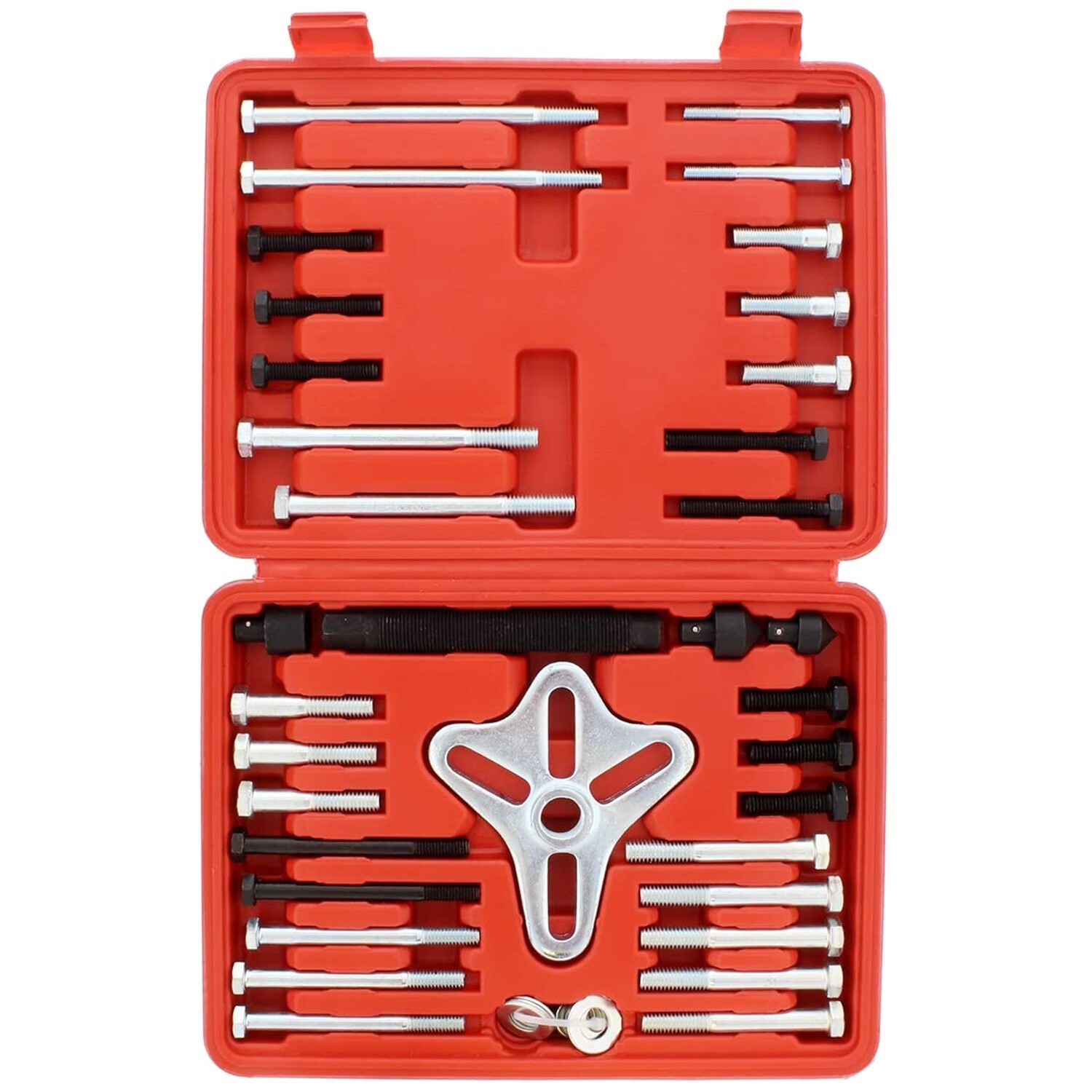 46Pc Harmonic Balancer Gear Puller Steering Wheel Kit with Case NEW