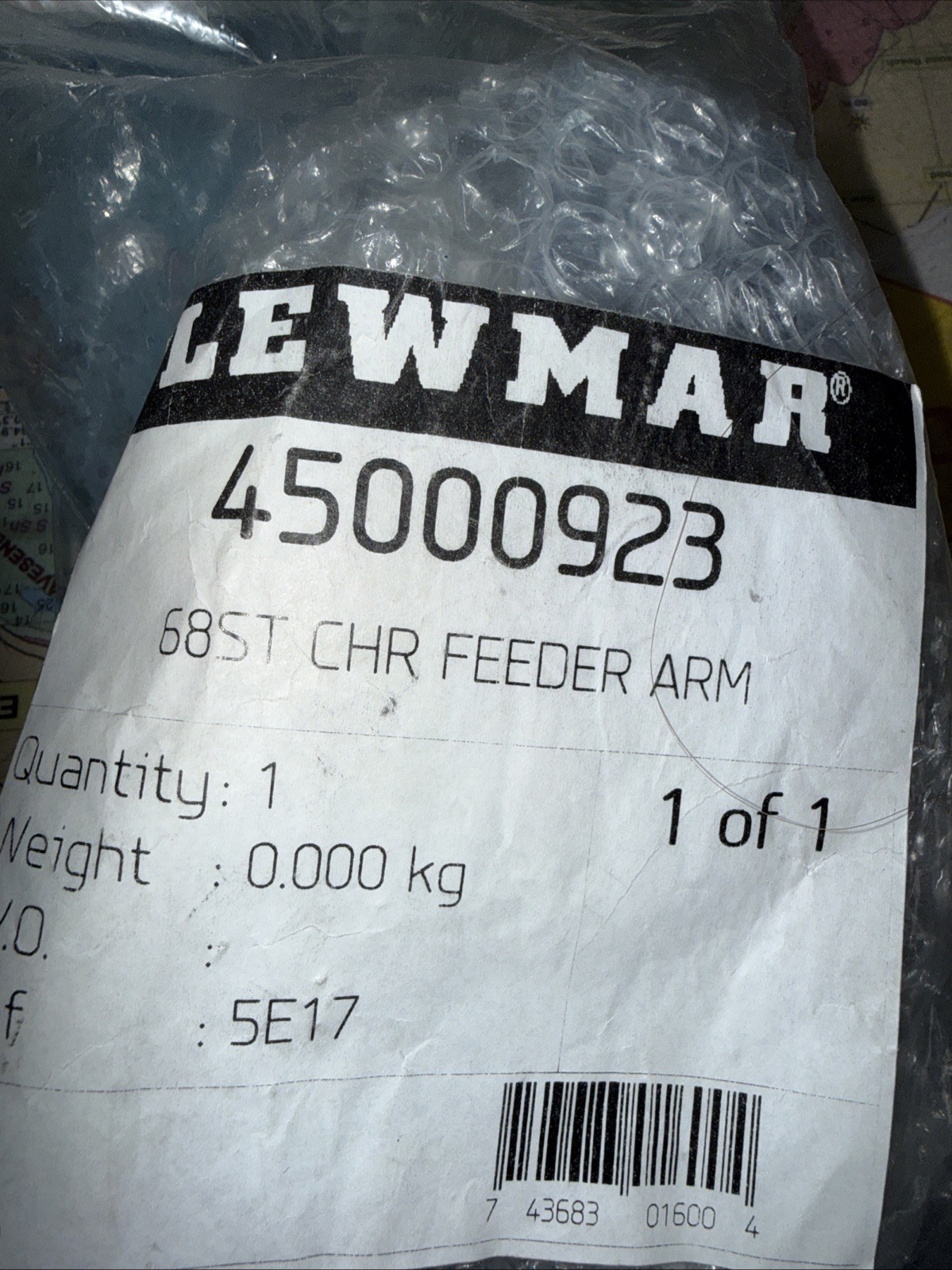 Lewmar 68st feeder arm 45000923