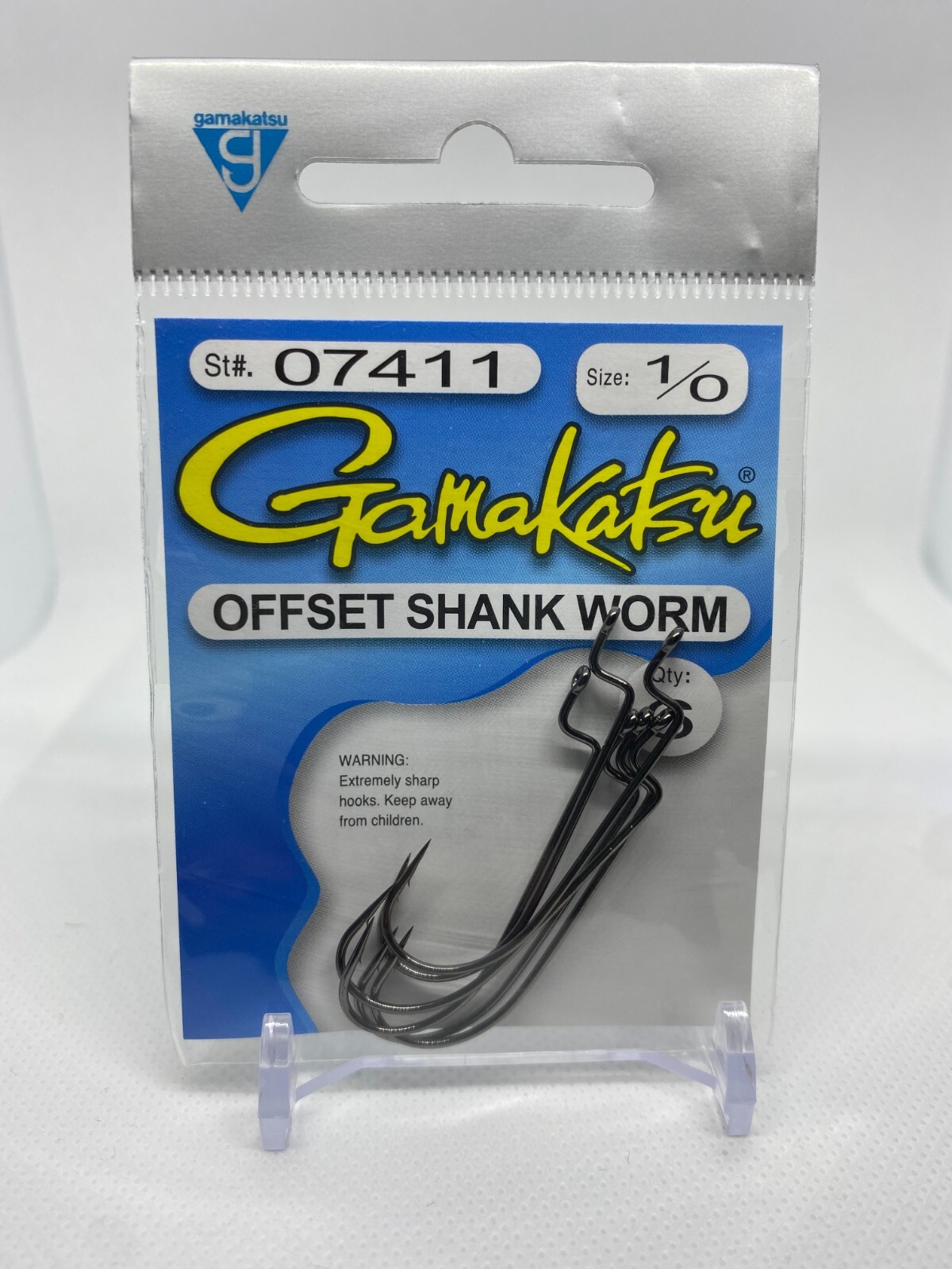 gamakatsu offset shank worm hook  Pick SZ 007414 07411 07412 07415 07115