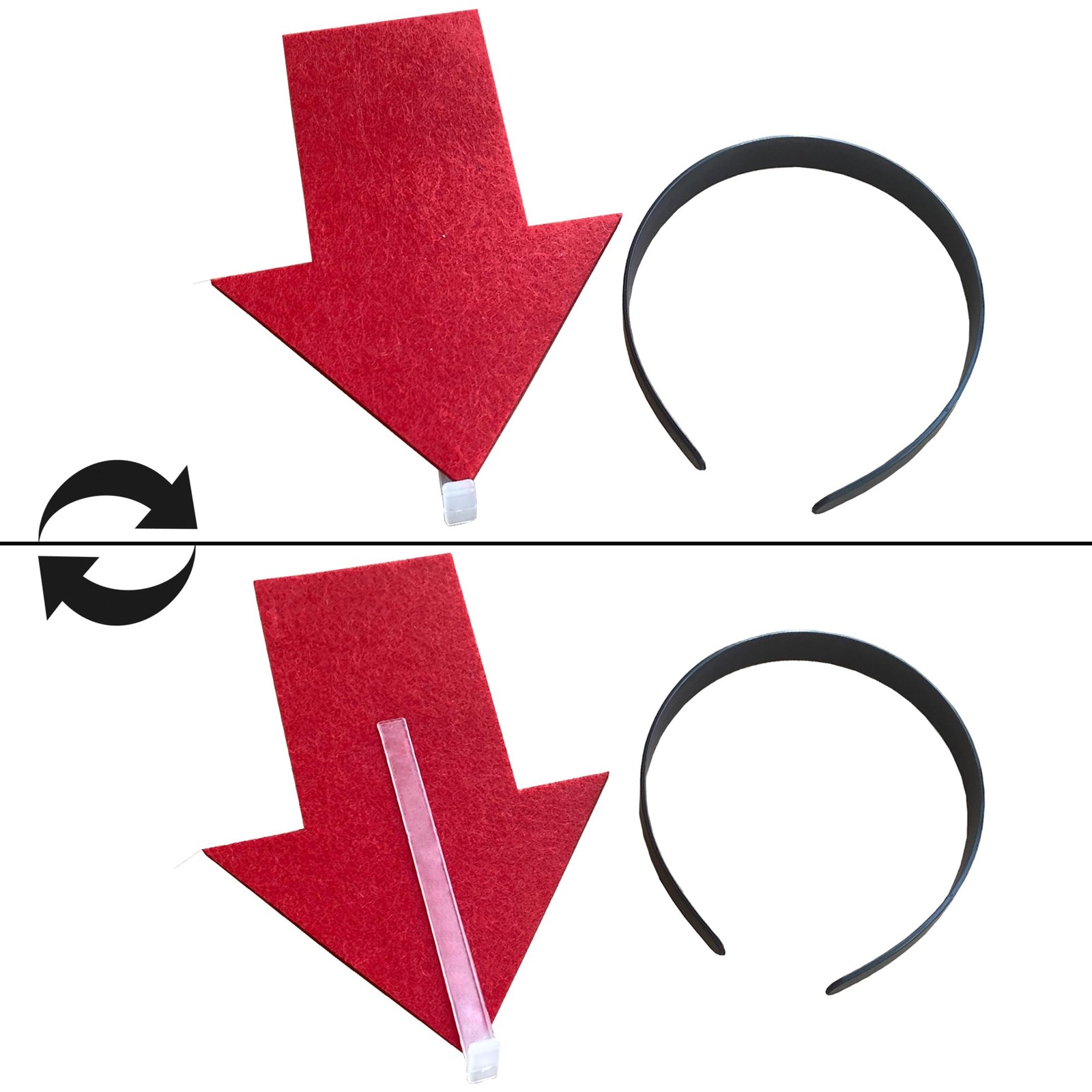 YOOLEETC Arrow Headband Red Arrow x2 Large