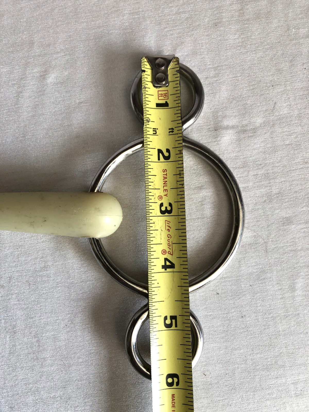 6" Happy Mouth Jointed 2-Ring Gag Elevator Bit - Great Condition