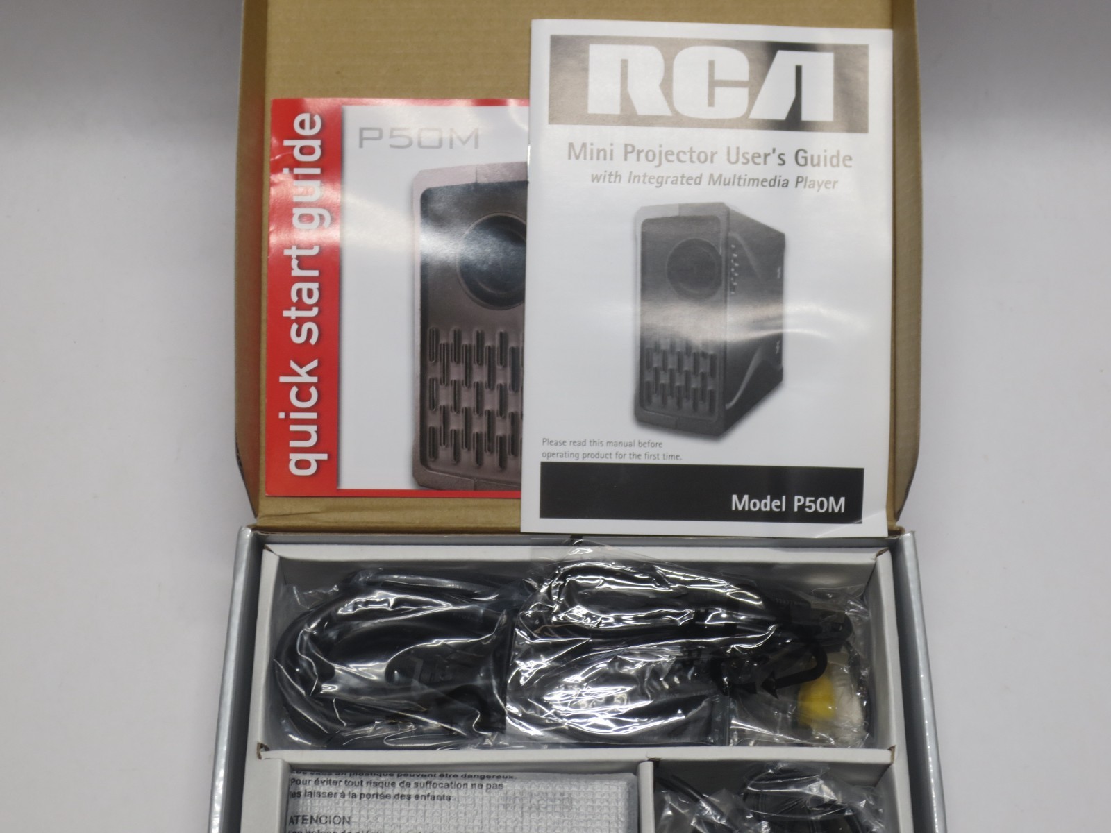 RCA P50M Mini SVGA Pico Mini Projector - New Open Box