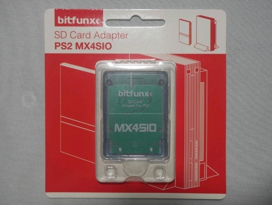 MX4SIO SIO2SD Micro Storage Adapter Memory Card 128GB, PS2 Fat/Slim
