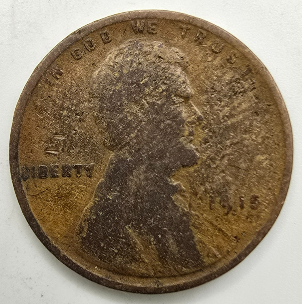 1915 P Lincoln Wheat Cent F/VF DET You Grade It Copper Penny Type Coin Free Ship