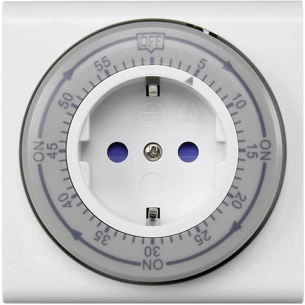 Sygonix SY-5045302 IP20 Analog Plug Timer Countdown Function