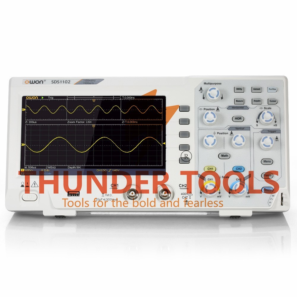 Thunder Tools Owon SDS1202 Oscilloscope Oscillometer Digital Storage