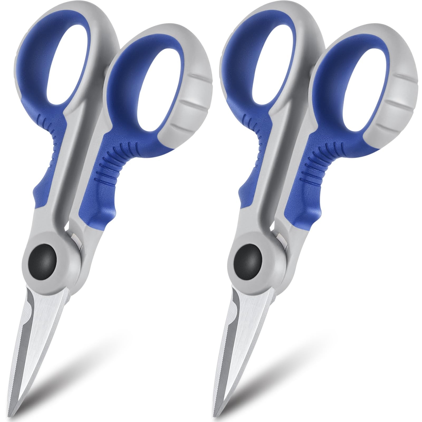 2 Pcs Fishing Scissors Braided Line Cutters Multifunction Snips for Trimming
