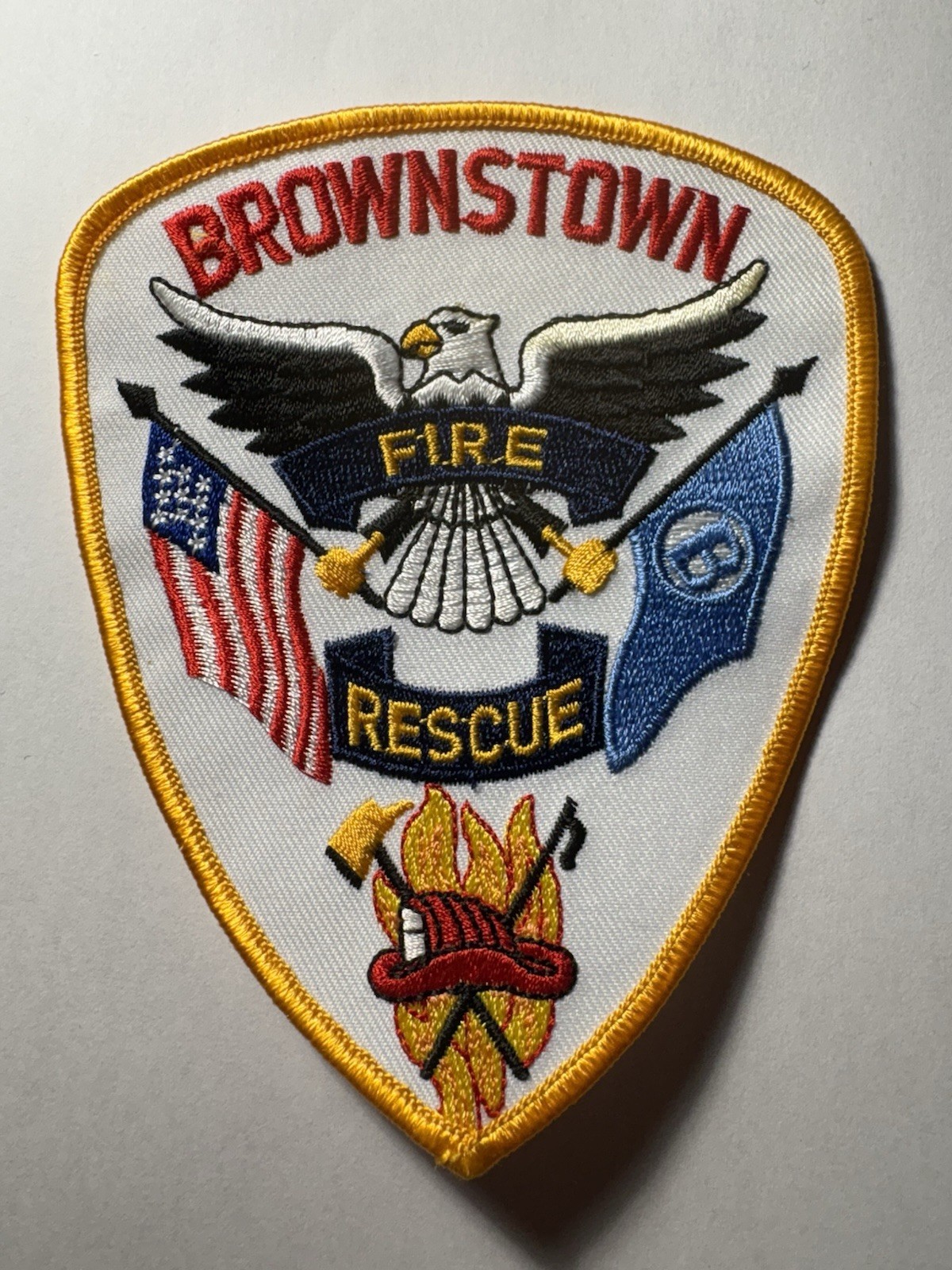 Brownstown Michigan Fire Rescue Patch