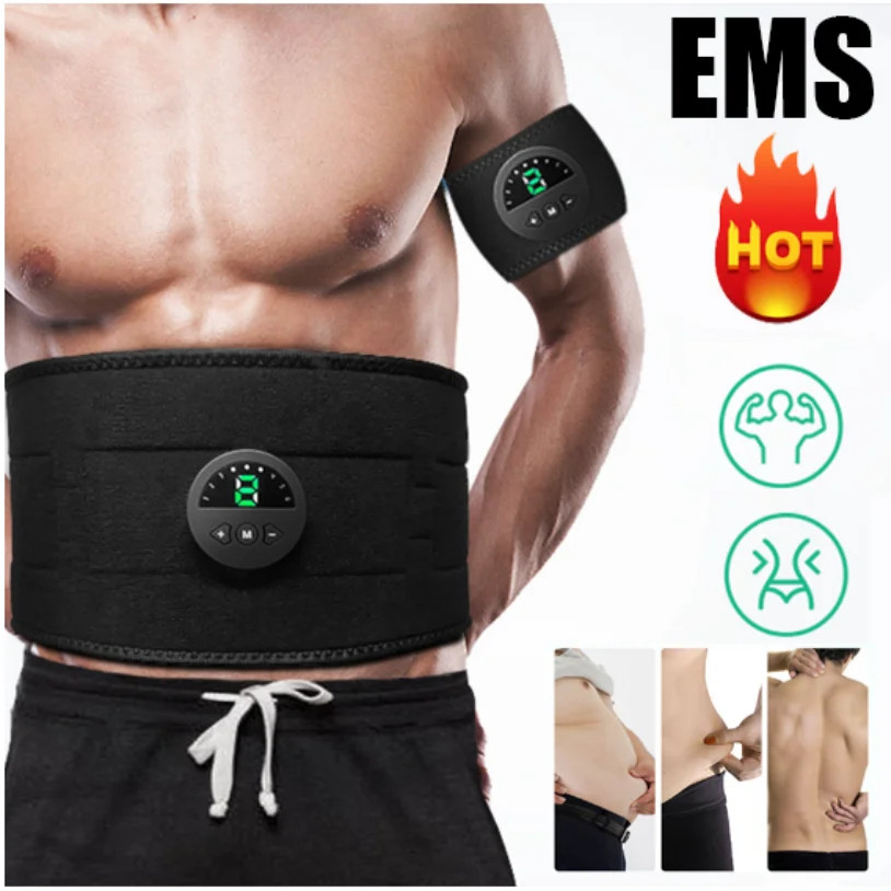 EMS Massager Abdominal Back Full Body Muscle Stimulator Pain Relief Device Smart