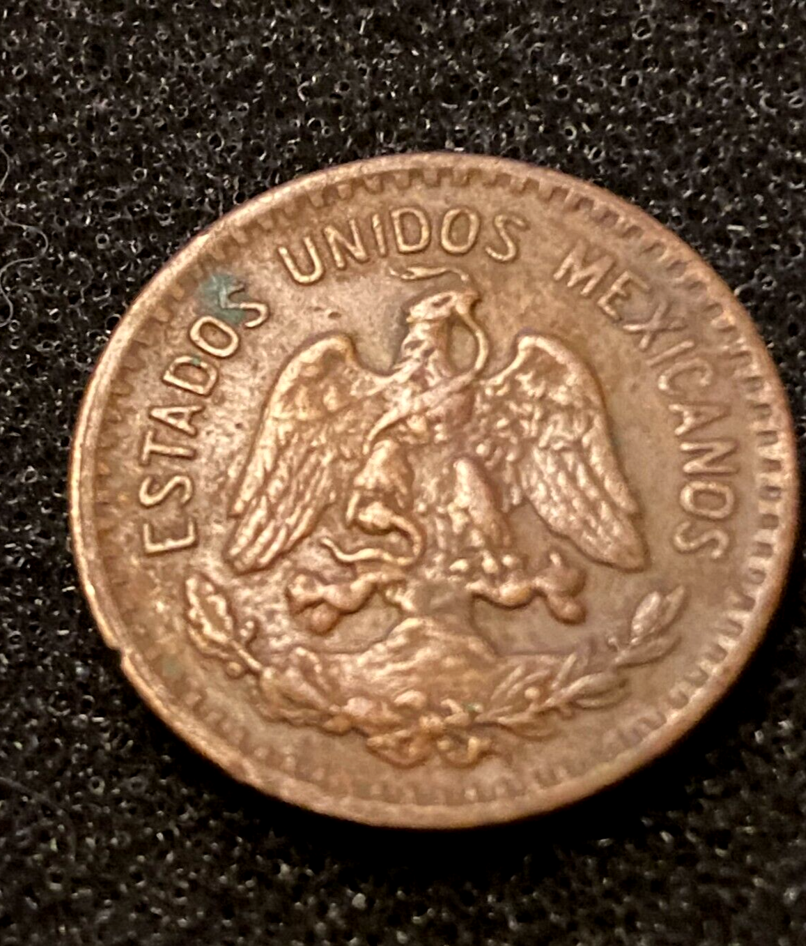 Bronze 1 Centavo Mexico 1947
