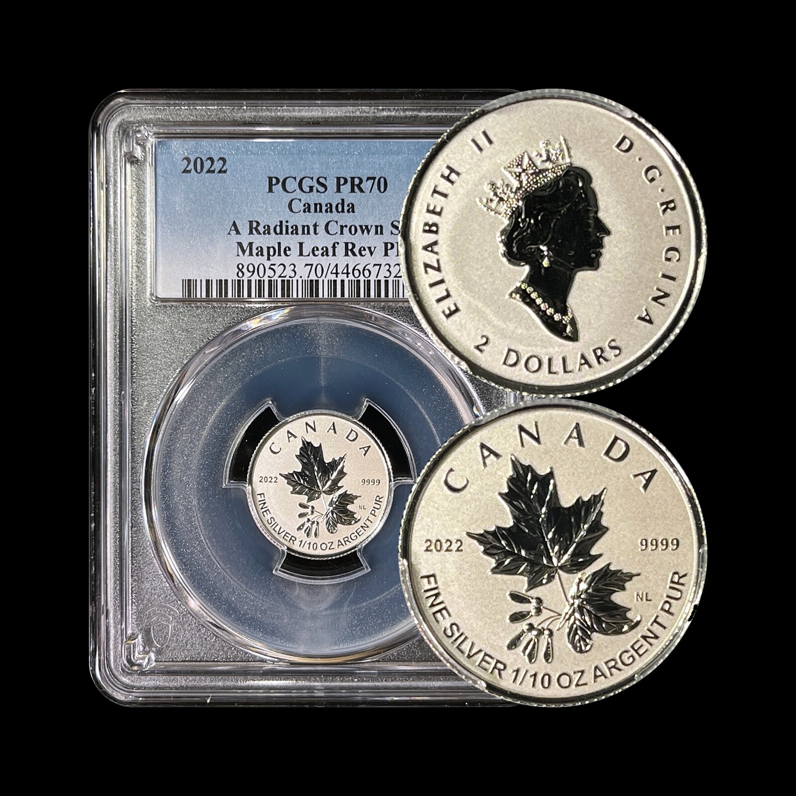 CANADA. 2022, 2 Dollars, Silver - PCGS PR70 - Top Pop 🥇 A Radiant Crown