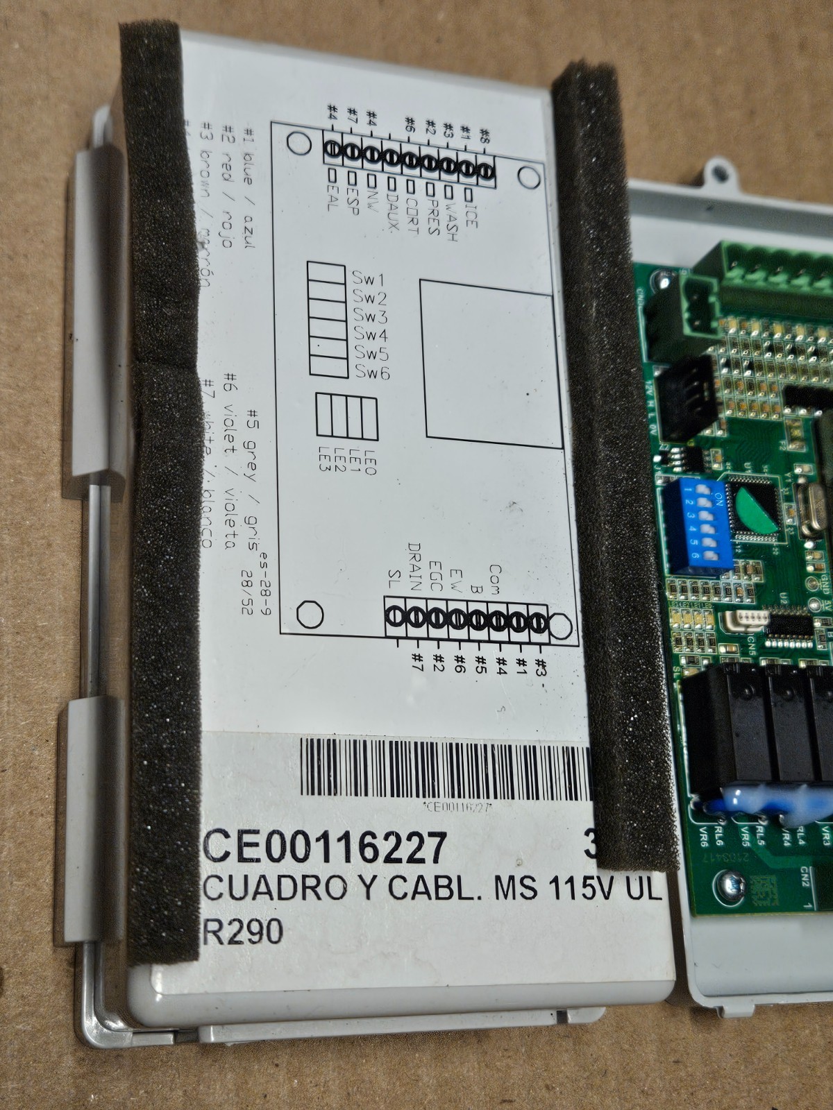 Kintera KHM500 Half Dice Ice Maker Control Board CE00116227