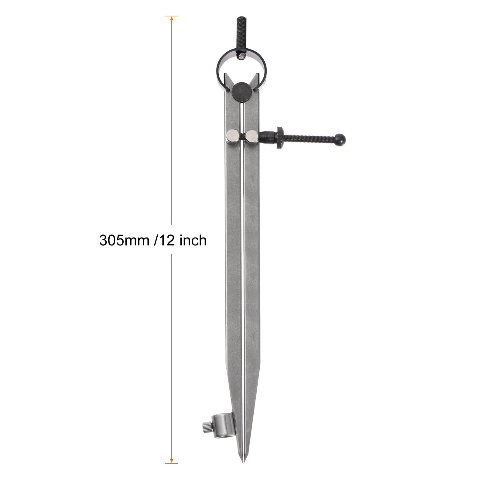 Spring Joint Caliper 10" Adjustable Spring Divider Caliper with Pencil Holder
