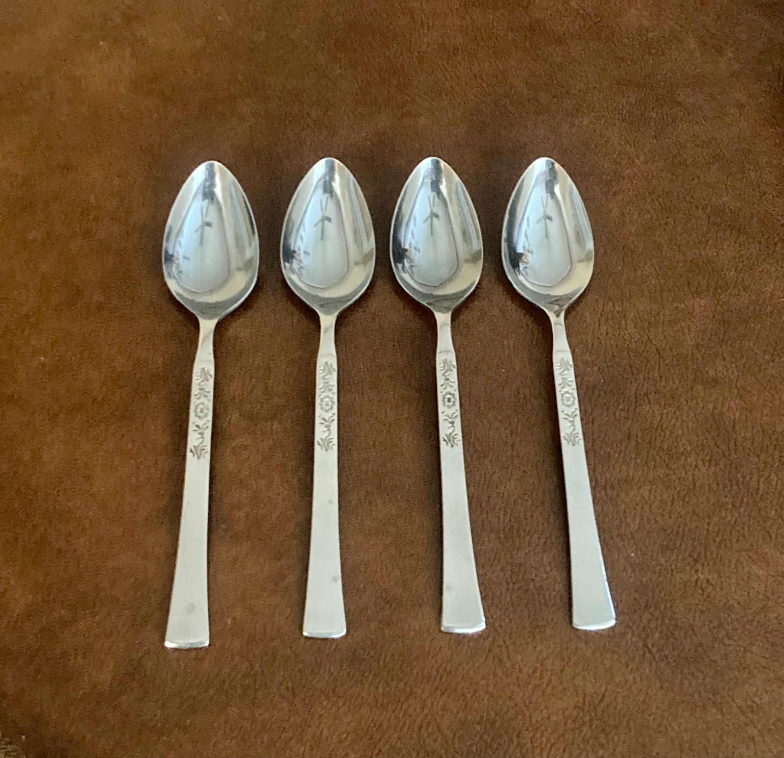 Vintage Ekco Eterna Cantina Tablespoon Stainless Steel  Japan Set of 4