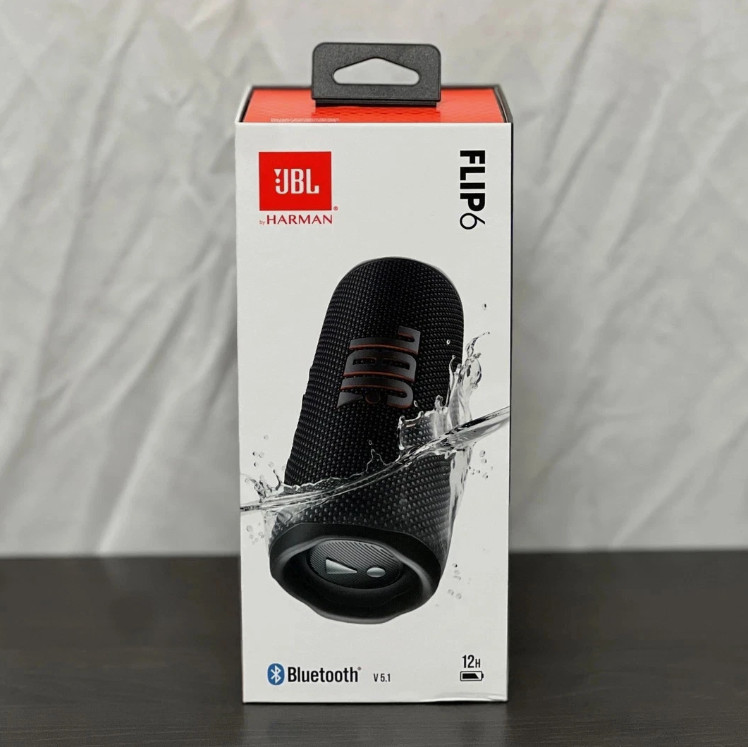 JBL Flip 6 Portable Bluetooth Portable Speaker System - Black