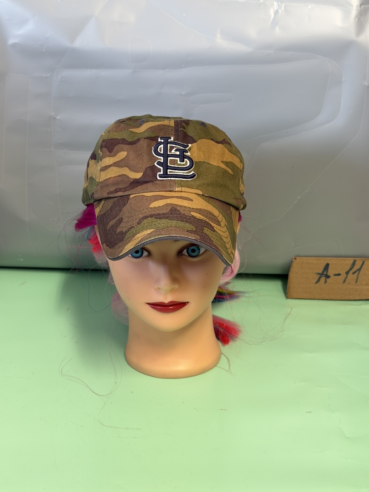 The Franchise St. Louis Cardinals Camo Fitted Baseball Cap Size S