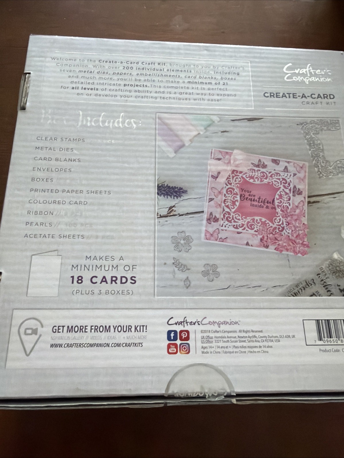 Crafter's Companion create a card craft kit #4