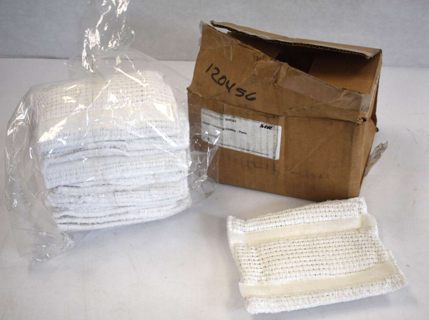 SYR Oven Cleaning Cloth Pads 99034 7" x 6" White Pack of 12