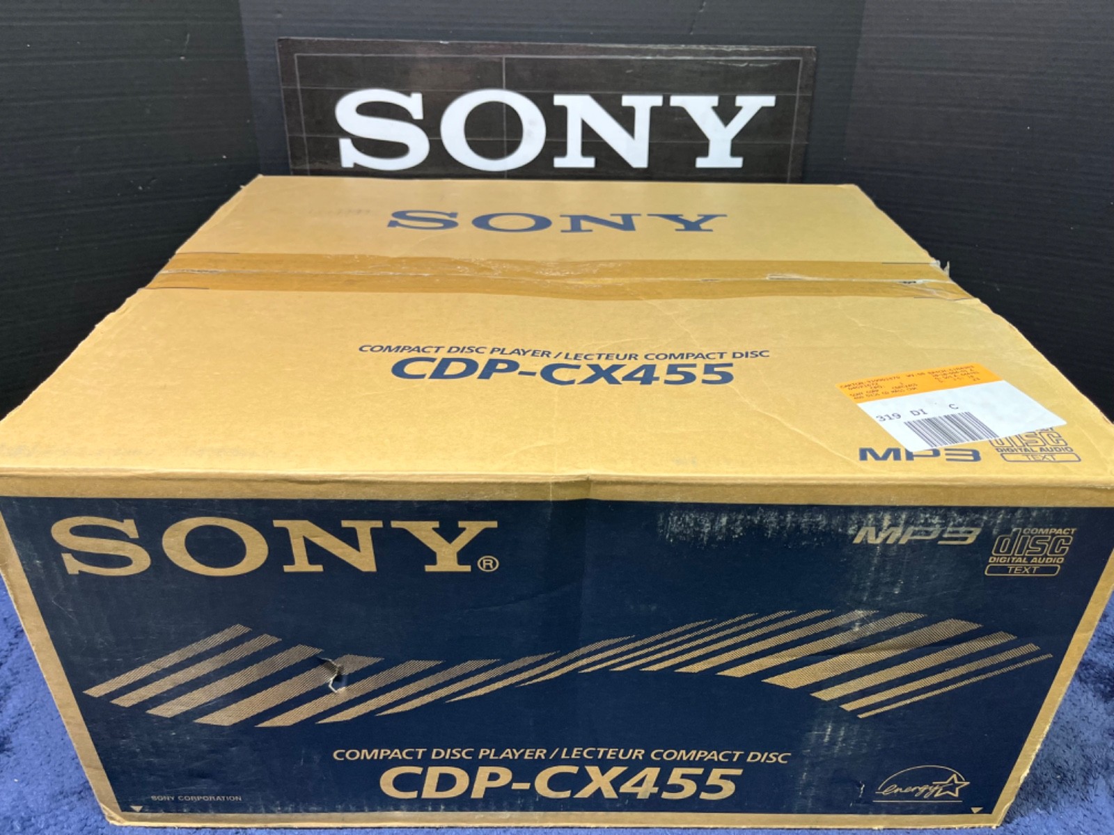 _-NEW IN BOX + SERVICED-_ Sony 400 Disc CD/DVD Changer Player CDP-CX455