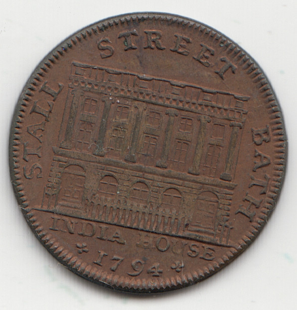Token Somerset Bath Farthing Lambe & Son  1794 d&h 111