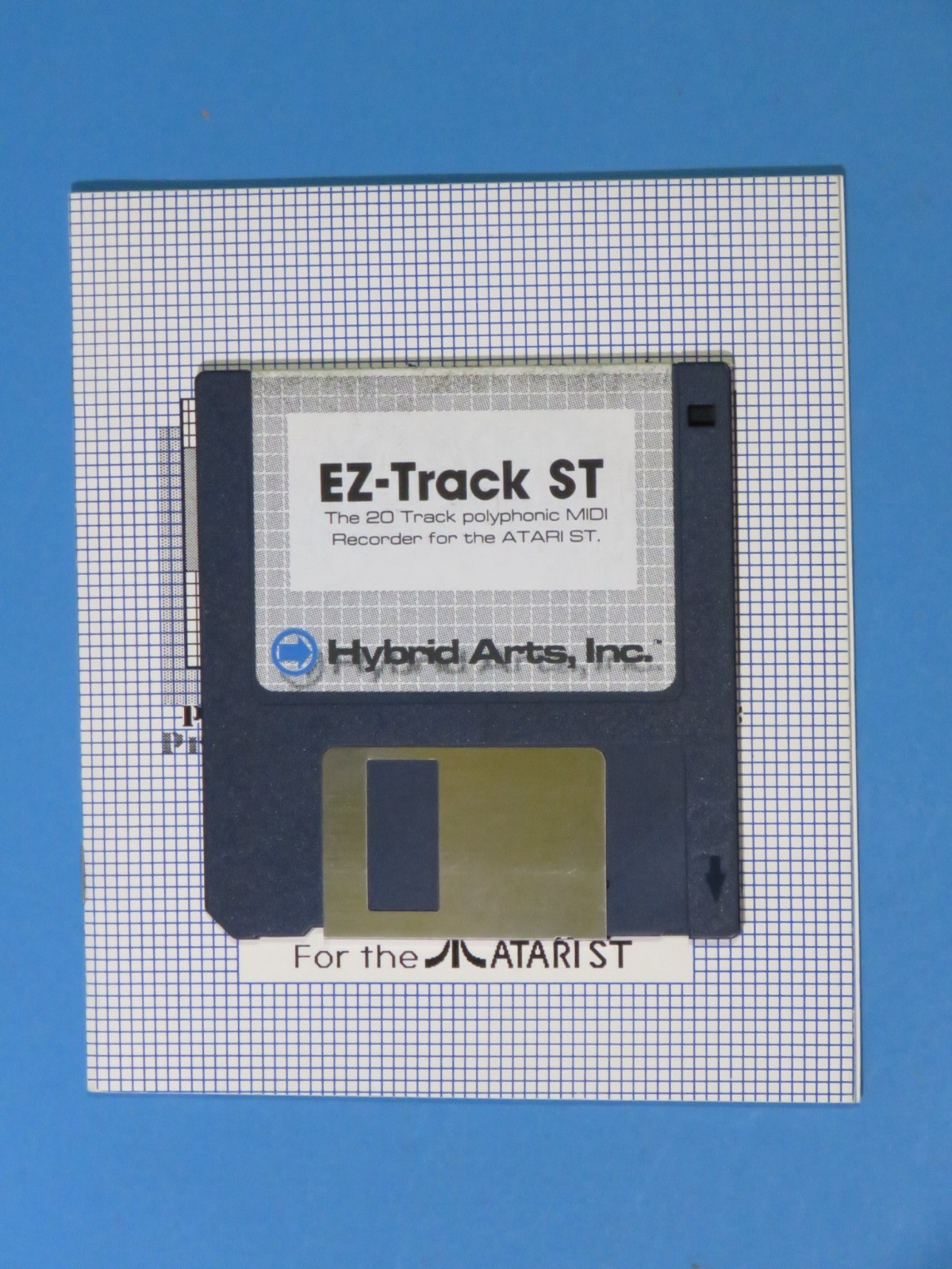 Atari ST Hybrid Arts EZ-Track ST 1986 Vintage Software & Instruction Manual