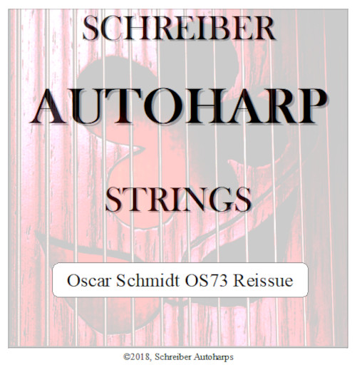 Autoharp String Set for Oscar Schmidt OS73 Reissue