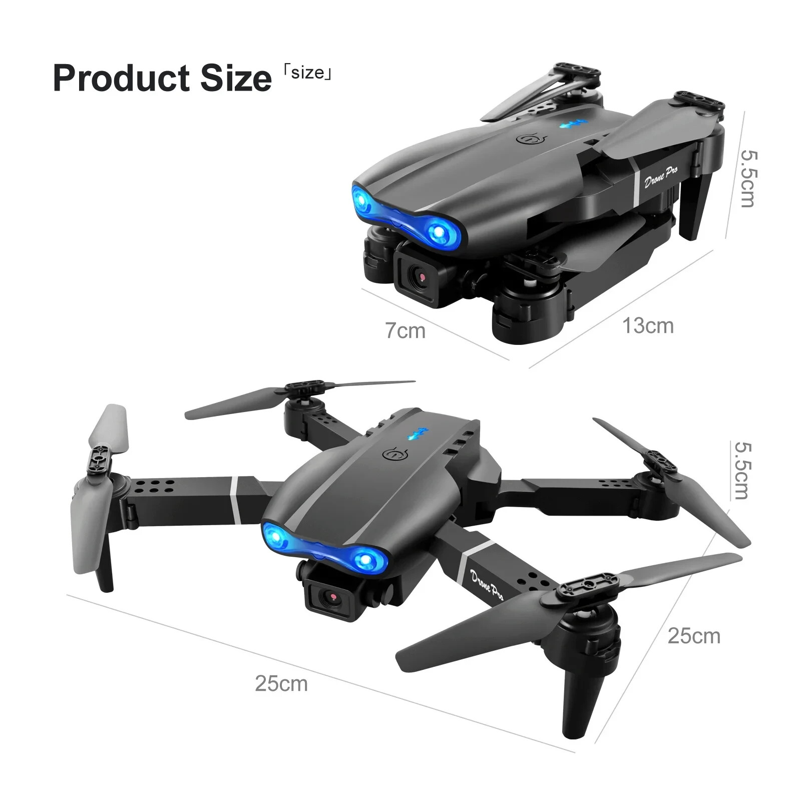 DRONE PRO 4K Camera Drone One Key Take Off 30 Min Flight Quadcopter