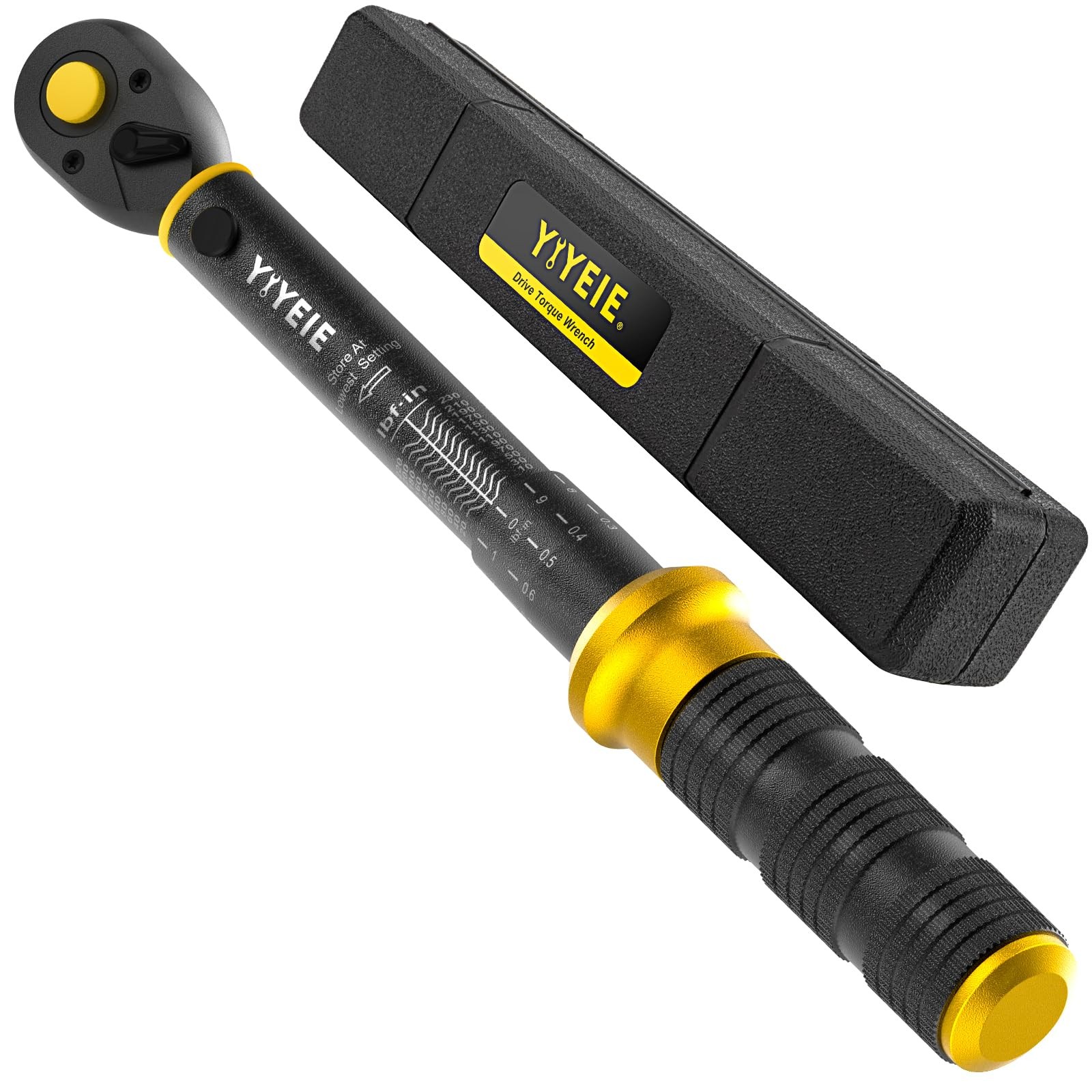 Upgrade 1/4" Drive Torque Wrench, 10230 in.lb/1.126 Nm, Small Inch Pound Torq...