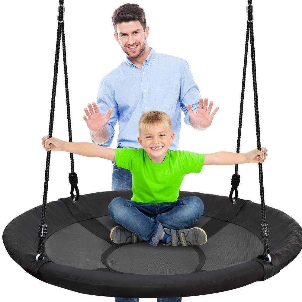 SereneLife Flying Fun Toy Swing Indoor/Outdoor Hanging Rope Swinging Seat 1-2Yrs