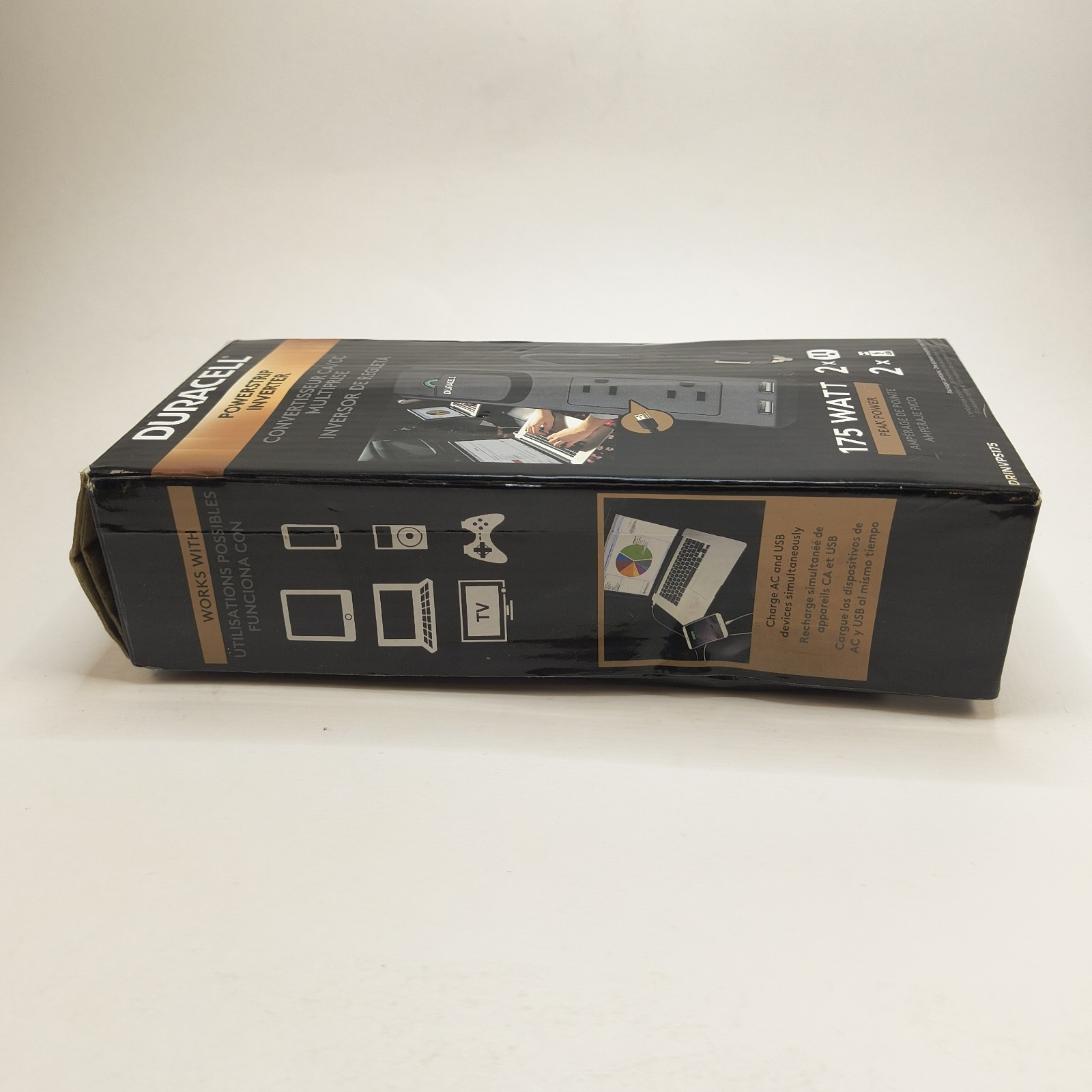 Duracell 175-Watt Powerstrip Inverter Model DRINVPS175