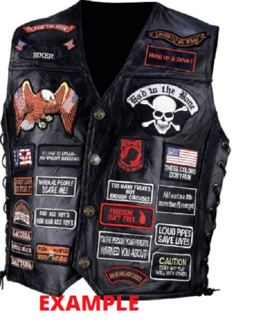 BAD A$$ GIRLS RIDE FUNNY BIKER PATCH Motorcycle harley Vest USA lady rider