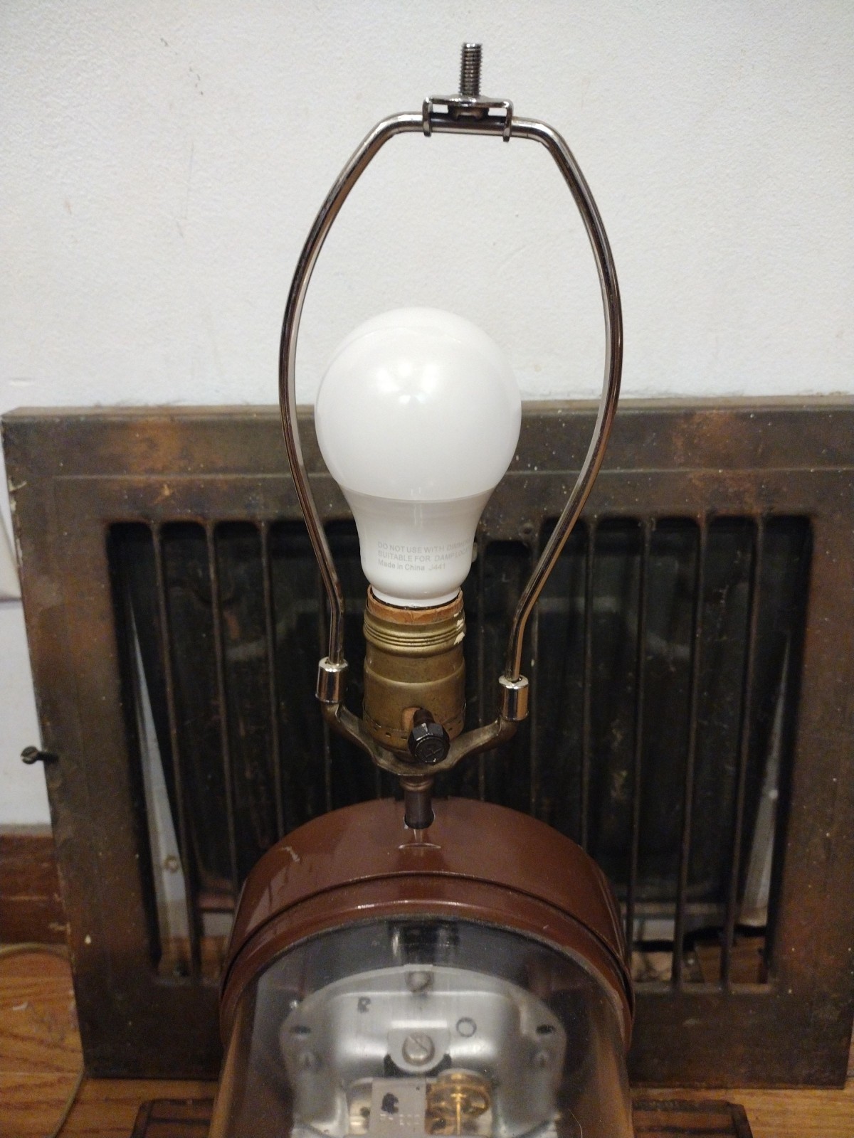 Working Vintage Westinghouse Electrical Meter Lamp
