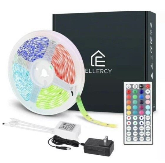 Led Strip Lights 32.8ft, 5050 RGB LED Light Changing Strips with Remote