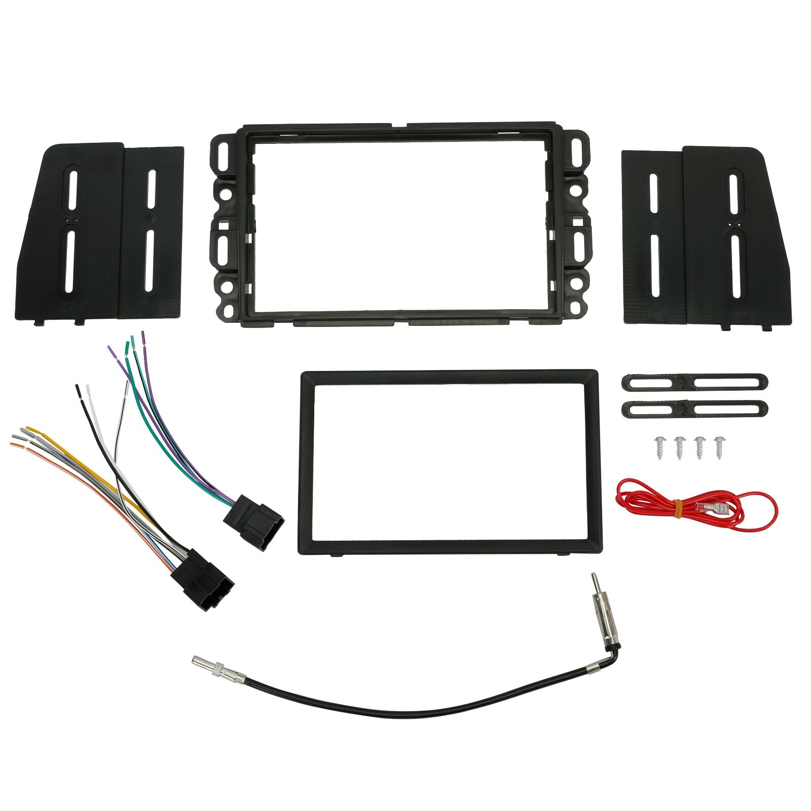 Double Din Dash Kit Stereo Radio Installation Kit w/Wire Harness For Chevrolet