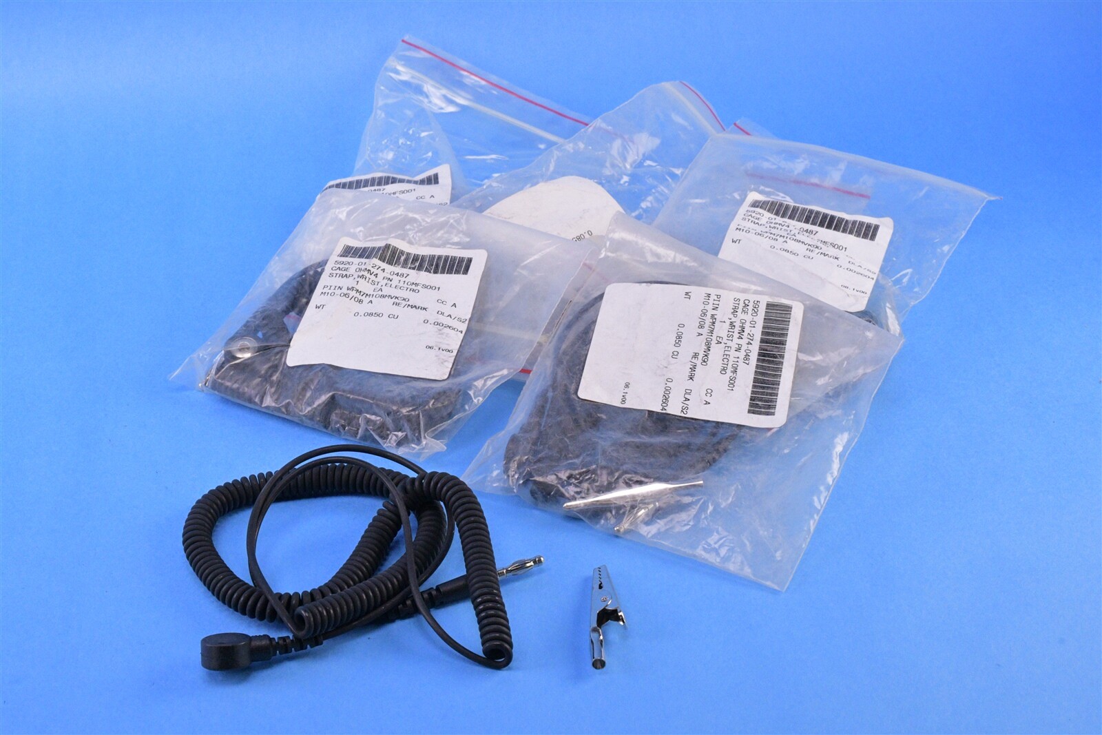 5 Aesops Electrostatic Discharge Coil Cords #10MFS001
