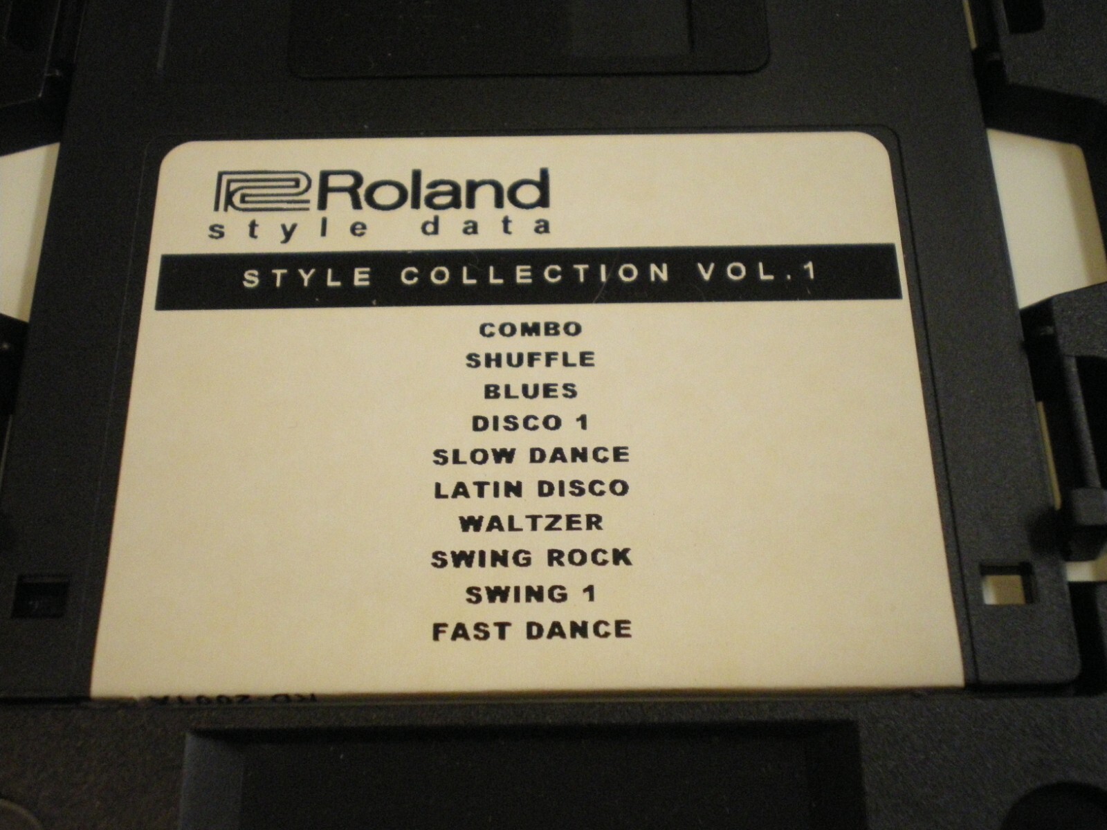 ROLAND Style Data MSA Format Floppy Disk "COLLECTION VOL. 1"- Also For MSD & MSE