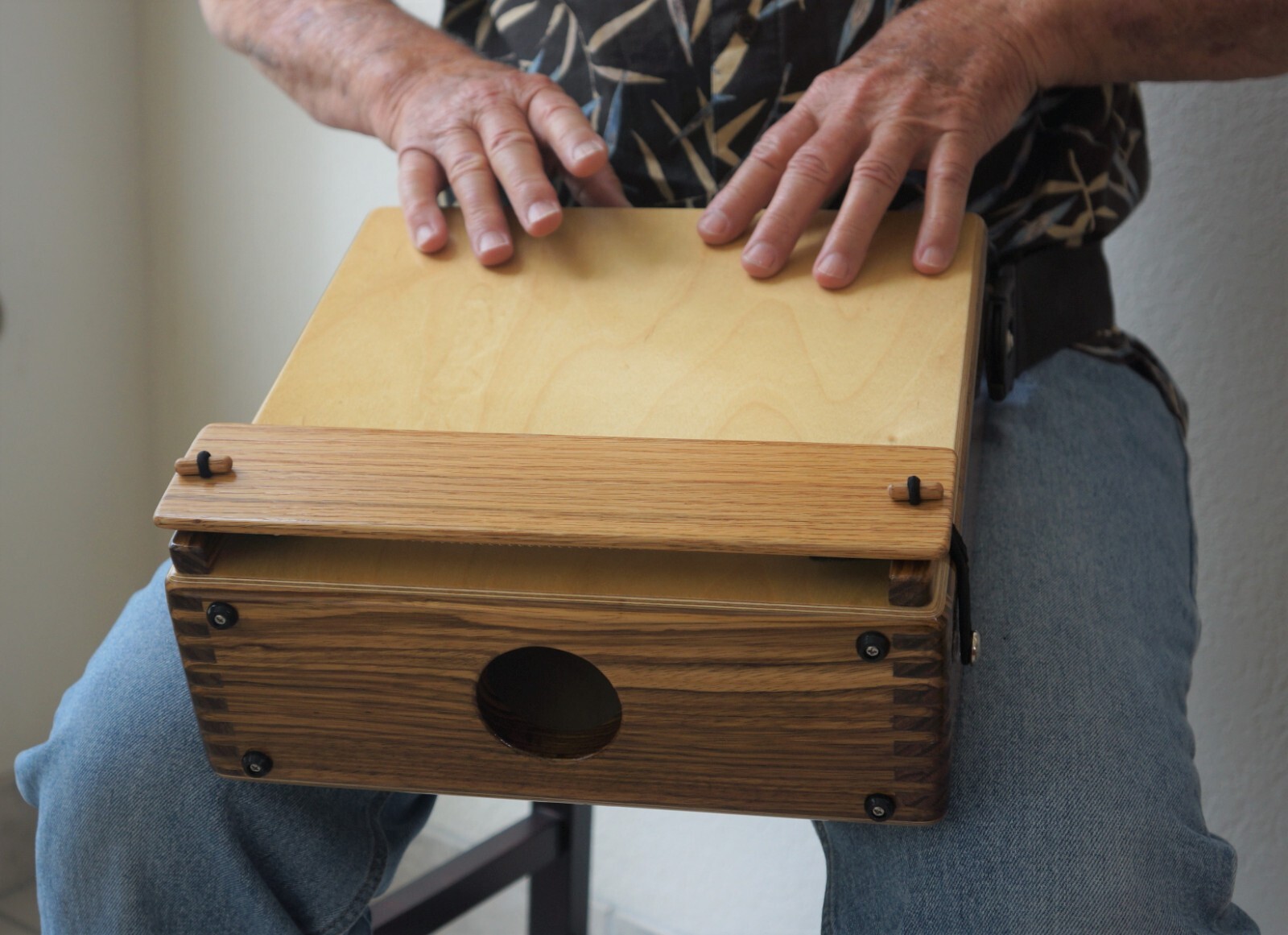 Rodilla Cajon...Bubinga Wood Model 12"
