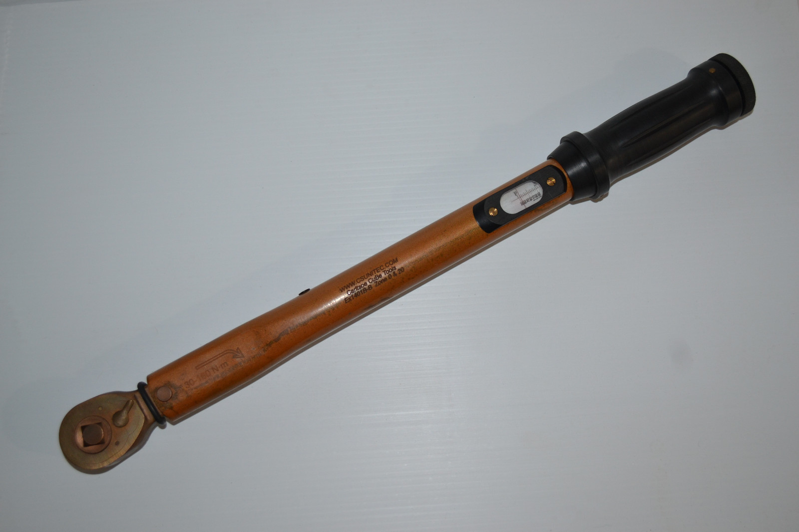 Carltsoe Tools  1/2" Torque Wrench Non-Sparking Copper Beryllium P/N EX1401TB-B