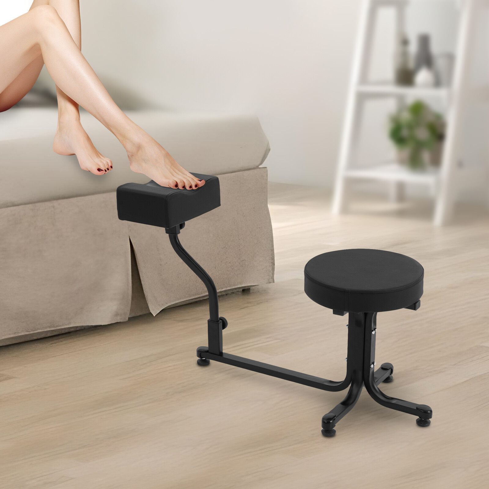Nail Pedicure Stool Pedicure Footrest For Spa Beauty Salon W/ Footrest Stool